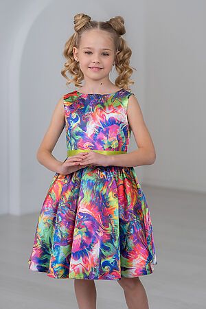 Платье ALOLIKA (Мультиколор.салатовый) ПЛ-2401-84 #995491