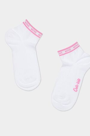 Носки  CONTE KIDS (Белый-розовый) #999454