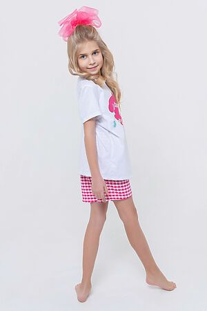 Пижама с шортами 2+1 - детская пижама НАТАЛИ (Розовый) 46126 #999776