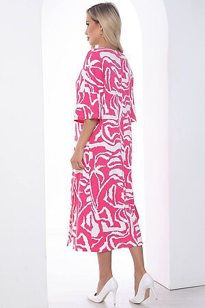 Платье LADY TAIGA (Бело-розовый) П10151 #999931