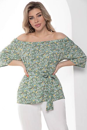 Блуза LADY TAIGA (Олива) Б10153 #999946
