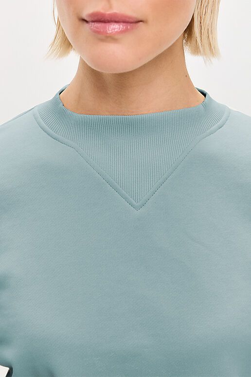 Костюм (Брюки+Свитшот) EZANNA (Снежная мята) W1Ks383F3 #1095928 фото 4