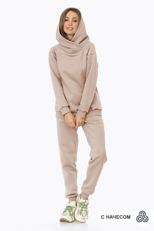 Костюм (Брюки+Худи) EZANNA (Какао) W1Ks158F4 #1188300 фото 2