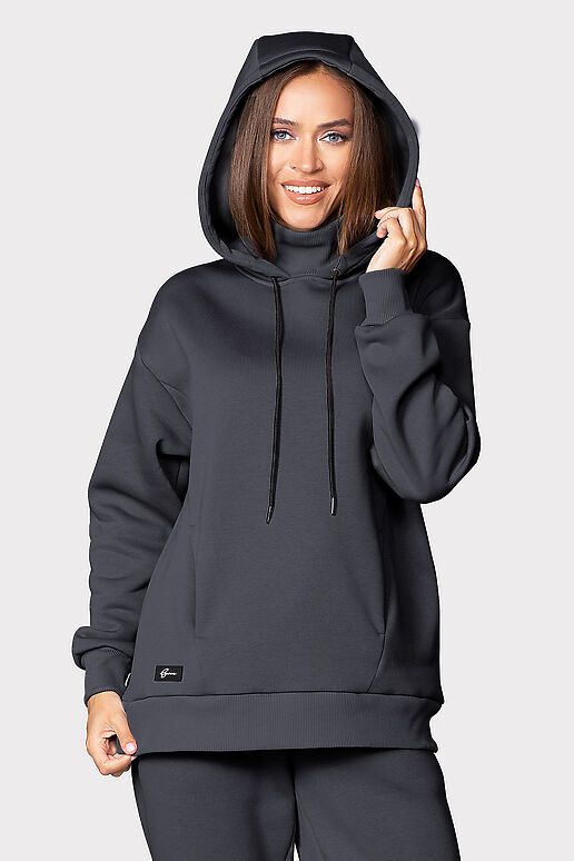 Костюм (Брюки+Худи) EZANNA (Фуме) W1Ks785F4 #1220166 фото 2