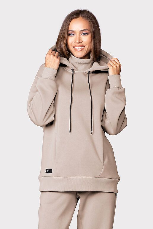 Костюм (Брюки+Худи) EZANNA (Какао) W1Ks785F4 #1220167 фото 2