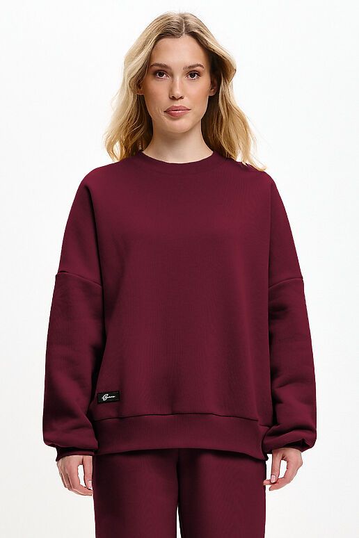 Свитшот EZANNA (Бургунди) W1Sv382F4 #1227197 фото 3