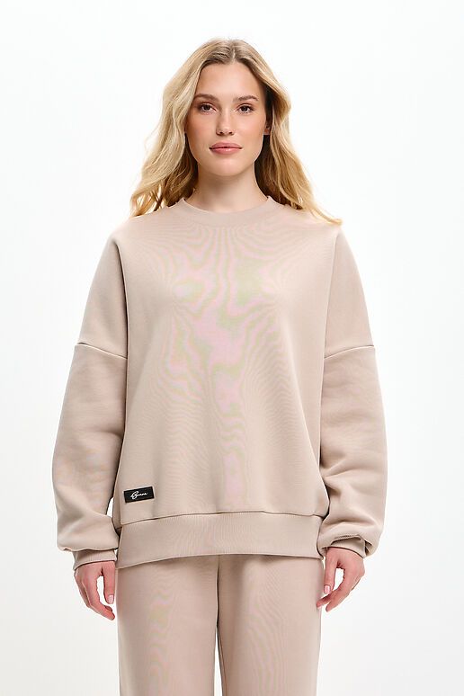 Костюм (Брюки+Свитшот+Капор) EZANNA (Какао) W1Ks407F4 #1227203 фото 5