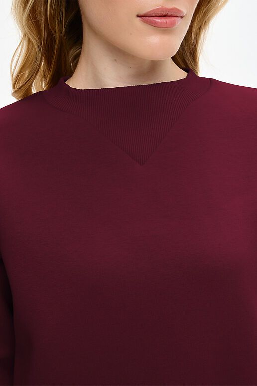 Костюм (Брюки+Свитшот+Снуд) EZANNA (Бургунди) W1Ks409F4 #1227209 фото 7