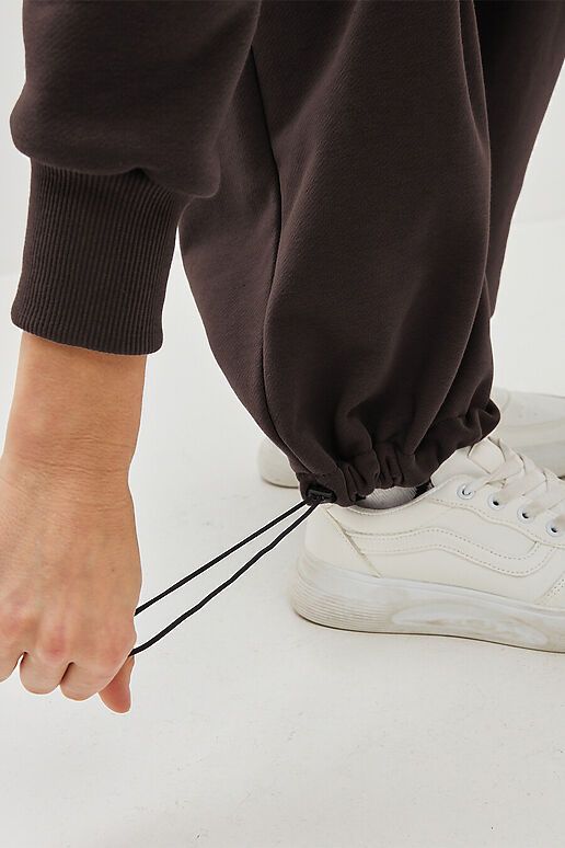 Костюм (Брюки+Свитшот+Снуд) EZANNA (Моро) W1Ks409F4 #1227210 фото 8