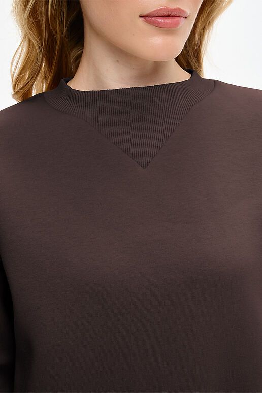 Костюм (Брюки+Свитшот+Снуд) EZANNA (Моро) W1Ks409F4 #1227210 фото 6