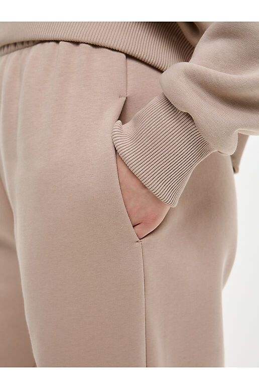 Костюм (Брюки+Свитшот+Снуд) EZANNA (Какао) W1Ks409F4 #1227211 фото 12