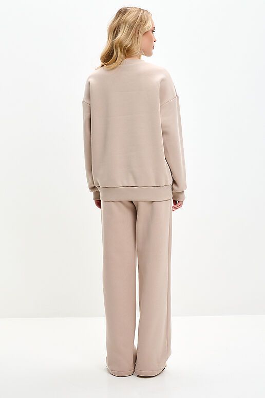 Костюм (Брюки+Свитшот+Снуд) EZANNA (Какао) W1Ks409F4 #1227211 фото 8