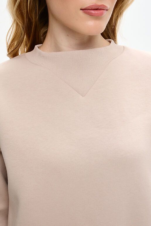 Костюм (Брюки+Свитшот+Снуд) EZANNA (Какао) W1Ks409F4 #1227211 фото 10