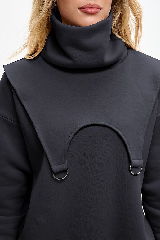 Костюм (Брюки+Свитшот+Снуд) EZANNA (Фуме) W1Ks409F4 #1227212 фото 7