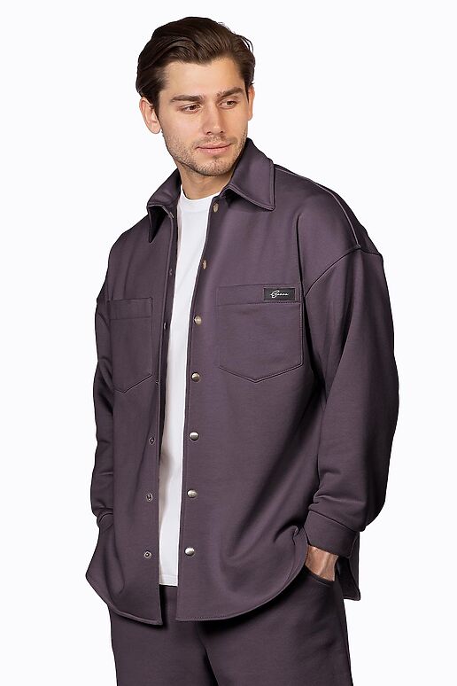 Рубашка EZANNA (Антрацит) M1Rb219F3 #1237590 фото 3