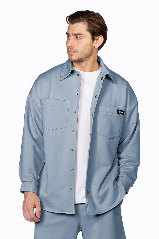 Костюм (Брюки + Рубашка) EZANNA (Туман) M1Ks720F3 #1237593 фото 2