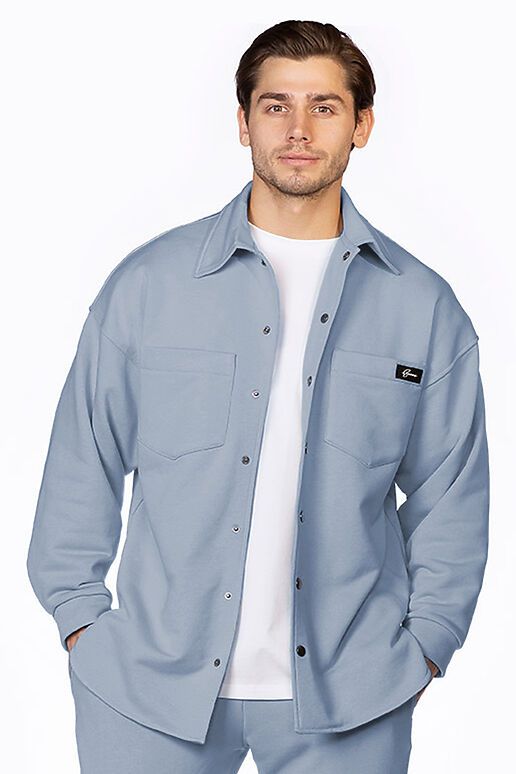 Костюм (Брюки + Рубашка) EZANNA (Туман) M1Ks720F3 #1237593 фото 3