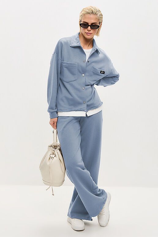 Рубашка EZANNA (Туман) W1Rb380F3 #1237628 фото 2