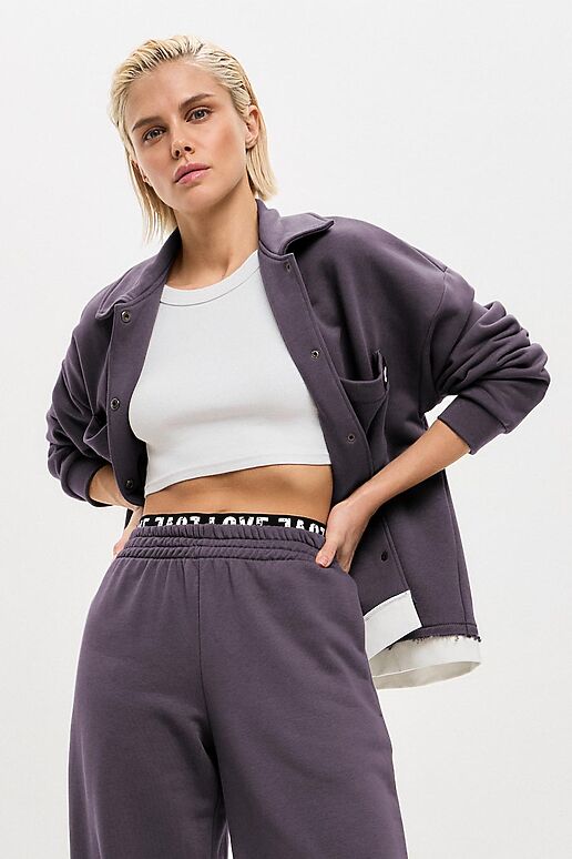 Костюм (Брюки+Рубашка) EZANNA (Антрацит) W1Ks381F3 #1237629 фото 2