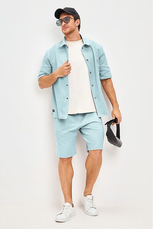 Рубашка EZANNA (Снежная мята) M1Rb378F2 #1237938 фото 2