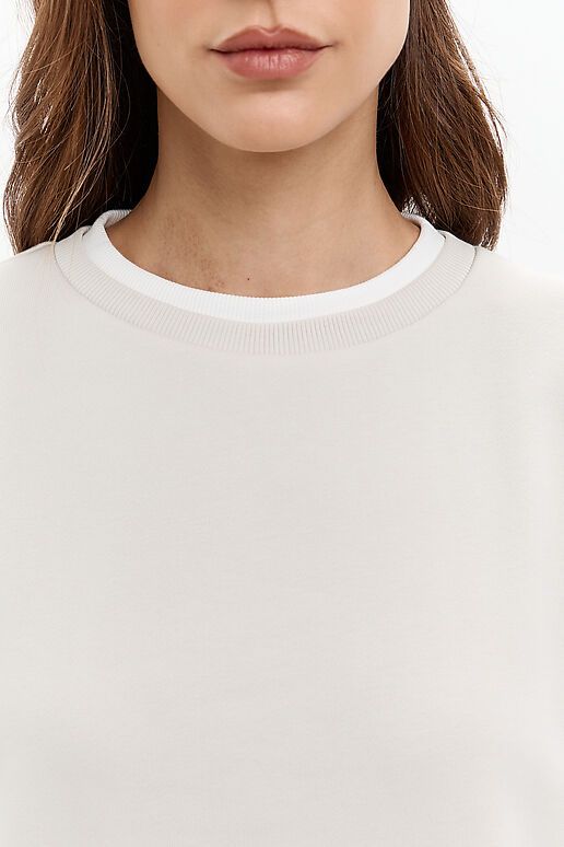 Свитшот EZANNA (Жемчужный/Белый) W1Sv410F3 #1238029 фото 7