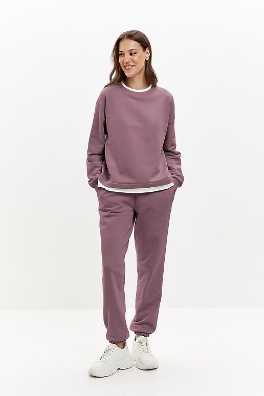 Свитшот EZANNA (Инжир/Белый) W1Sv410F3 #1238055 фото 2