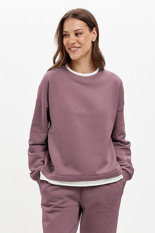 Костюм (Брюки+Свитшот) EZANNA (Инжир) W1Ks411F3 #1238069 фото 2