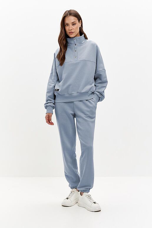 Свитшот с воротом EZANNA (Туман) W1Sv400F3 #1238082 фото 2