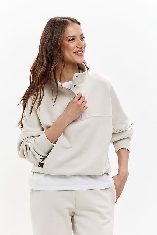 Костюм (Брюки+Свитшот) EZANNA (Жемчужный) W1Ks401F3 #1238087 фото 3