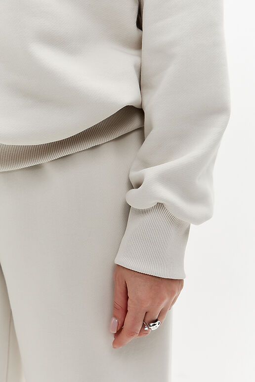 Худи с воротом EZANNA (Жемчужный) W1Hu405F3 #1238093 фото 11
