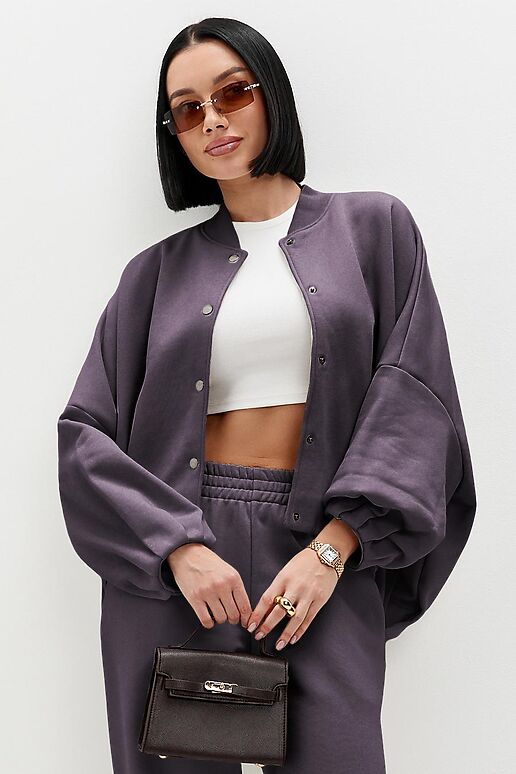 Костюм (Брюки+Толстовка) EZANNA (Антрацит) W1Ks415F3 #1238117 фото 3