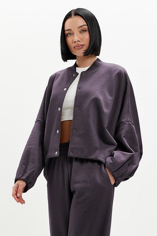 Костюм (Брюки+Толстовка) EZANNA (Антрацит) W1Ks415F3 #1238117 фото 4