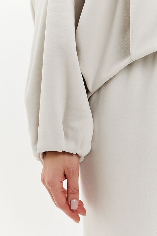 Костюм (Брюки+Толстовка) EZANNA (Жемчужный) W1Ks415F3 #1238119 фото 10