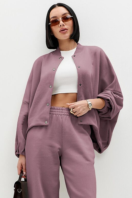 Костюм (Брюки+Толстовка) EZANNA (Инжир) W1Ks415F3 #1238121 фото 4