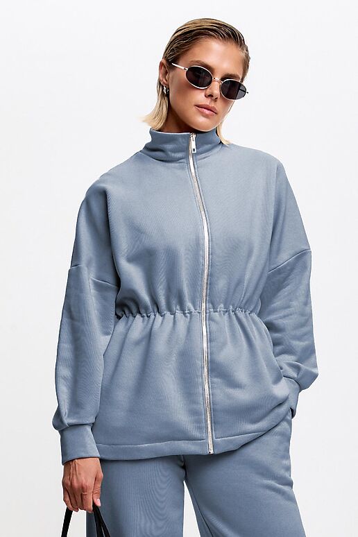 Толстовка EZANNA (Туман) W1To416F3 #1238617 фото 3