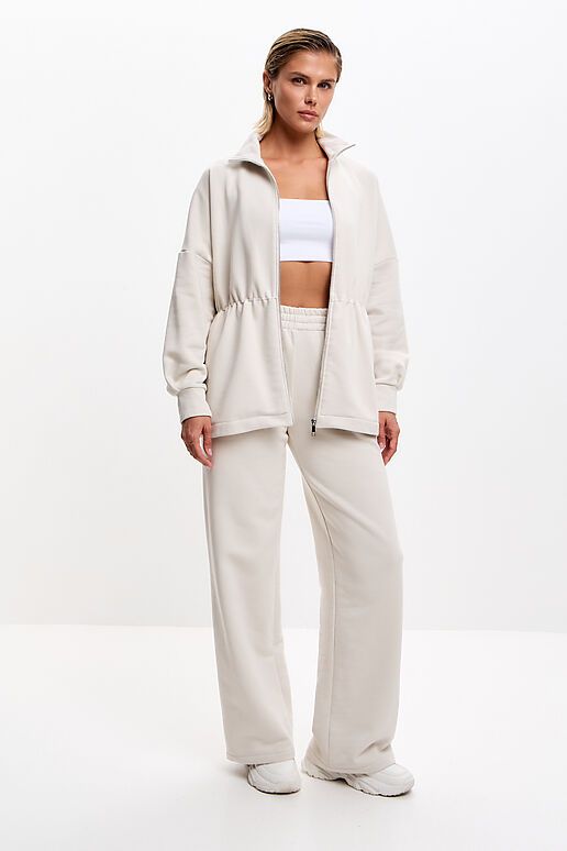 Костюм (Брюки+Толстовка) EZANNA (Жемчужный) W1Ks417F4 #1238621 фото 5