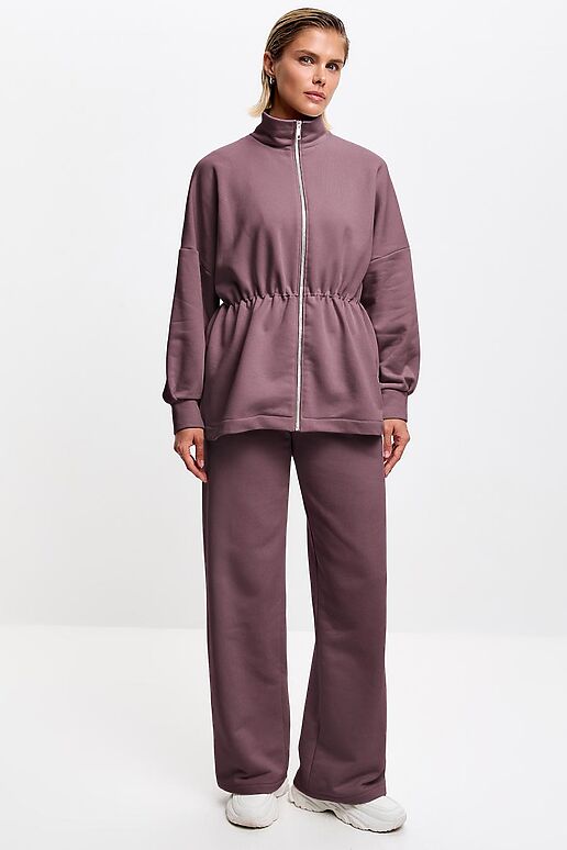 Костюм (Брюки+Толстовка) EZANNA (Инжир) W1Ks417F4 #1238623 фото 2