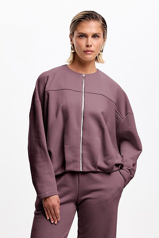 Толстовка EZANNA (Инжир) W1To418F3 #1238797 фото 4