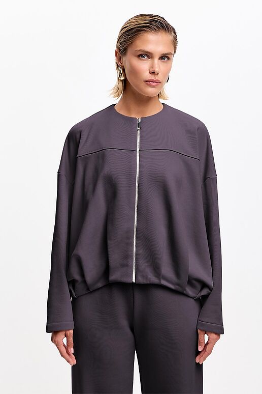 Костюм (Брюки+Толстовка) EZANNA (Антрацит) W1Ks419F3 #1238798 фото 2