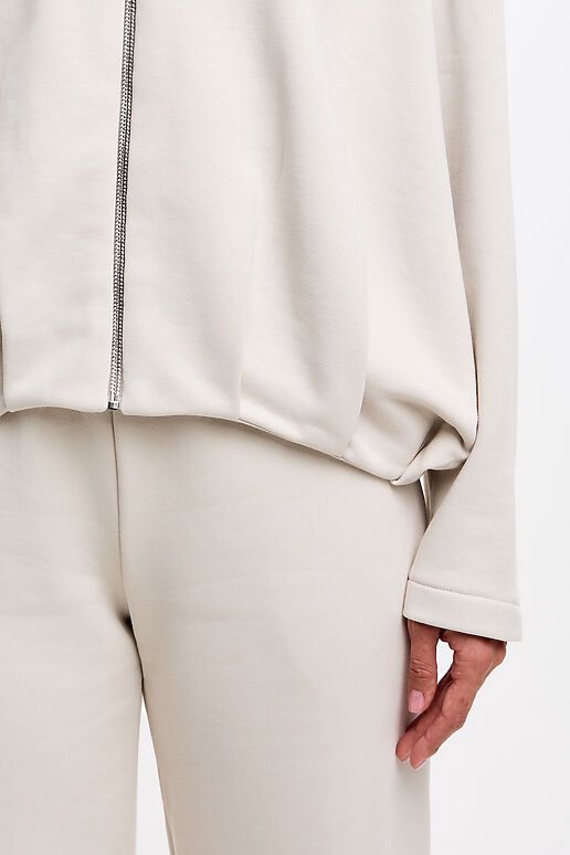 Костюм (Брюки+Толстовка) EZANNA (Жемчужный) W1Ks419F3 #1238799 фото 12