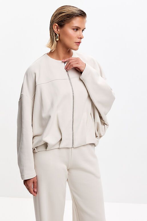 Костюм (Брюки+Толстовка) EZANNA (Жемчужный) W1Ks419F3 #1238799 фото 9