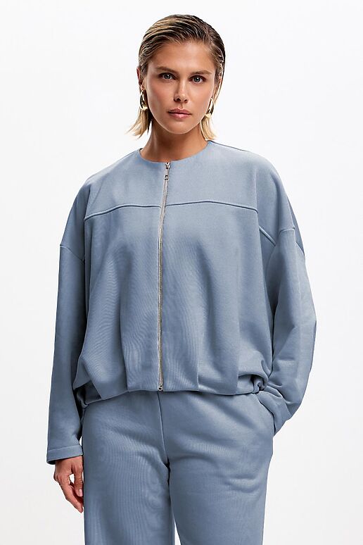 Костюм (Брюки+Толстовка) EZANNA (Туман) W1Ks419F3 #1238800 фото 4