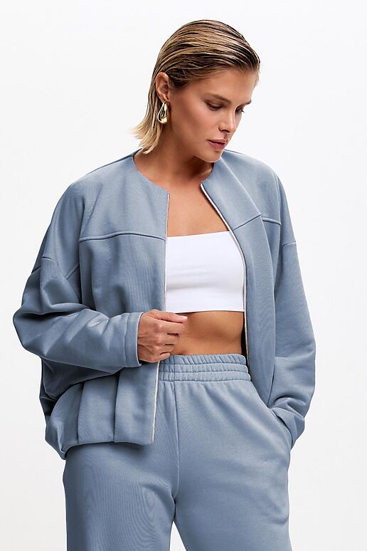 Костюм (Брюки+Толстовка) EZANNA (Туман) W1Ks419F3 #1238800 фото 3