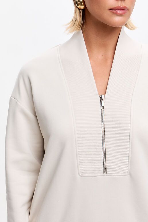 Костюм (Брюки+Свитшот) EZANNA (Жемчужный) W1Ks421F4 #1238807 фото 11