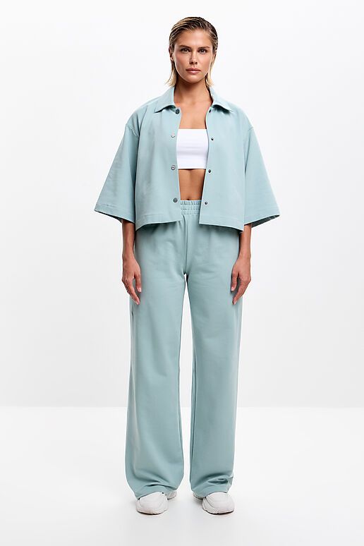 Рубашка EZANNA (Снежная мята) W1Rb422F2 #1238810 фото 5