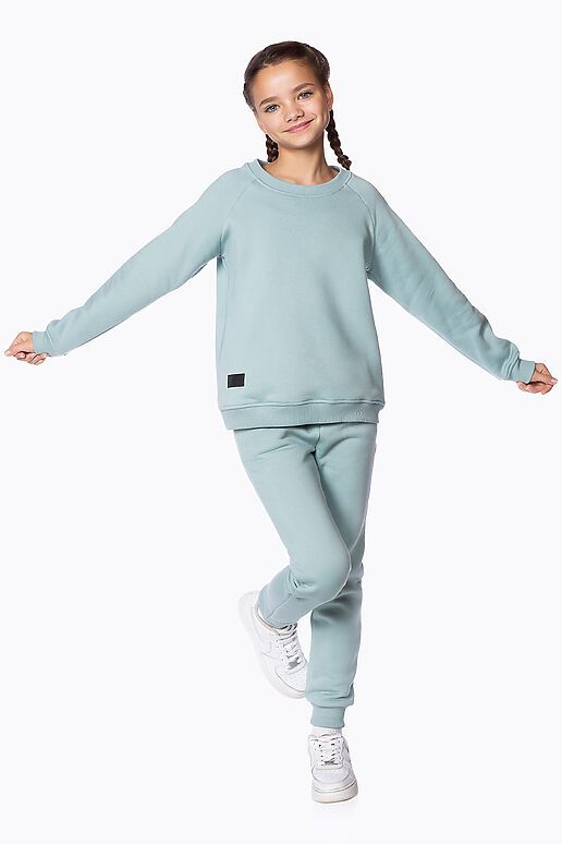 Костюм(Свитшот+Брюки) EZANNA (Снежная мята) G3Ks112F4 #804364 фото 2