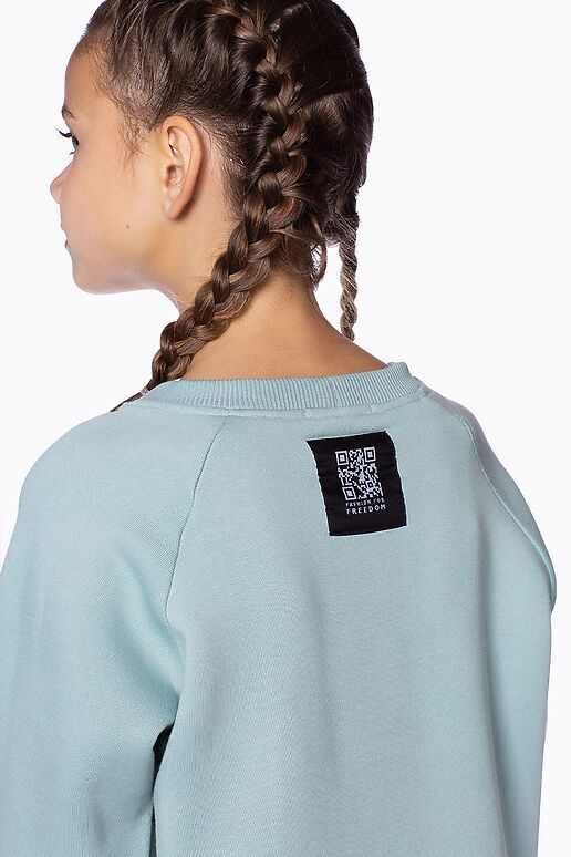 Костюм(Свитшот+Брюки) EZANNA (Снежная мята) G3Ks112F4 #804364 фото 6