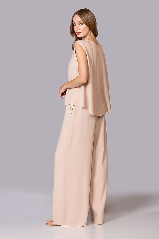 Костюм (Брюки+Топ) EZANNA (Бежевый) W1Ks353V1 #898352 фото 5