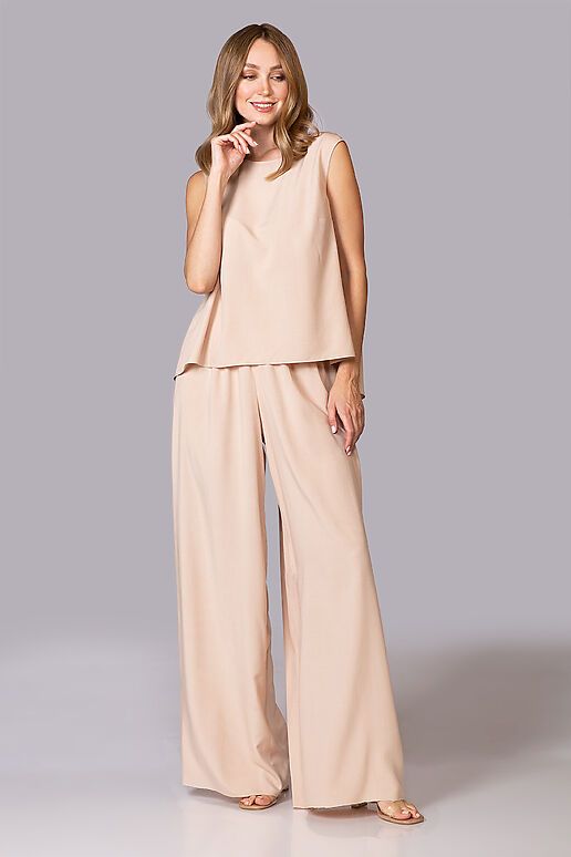 Костюм (Брюки+Топ) EZANNA (Бежевый) W1Ks353V1 #898352 фото 2