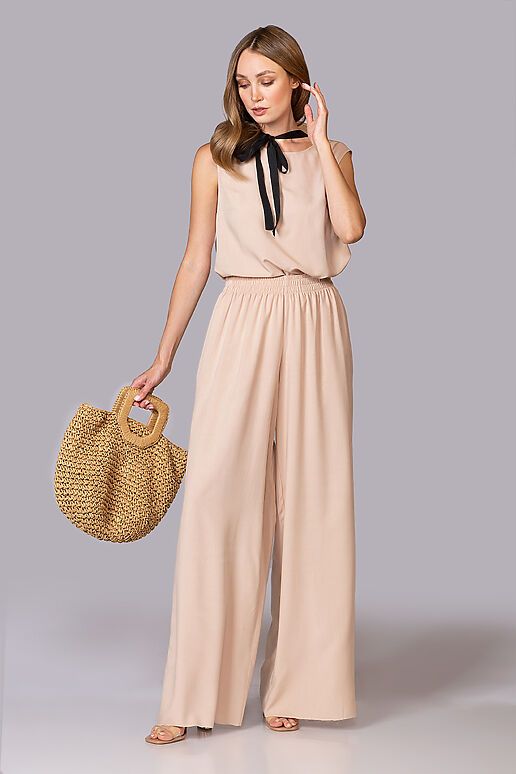 Костюм (Брюки+Топ) EZANNA (Бежевый) W1Ks353V1 #898352 фото 4